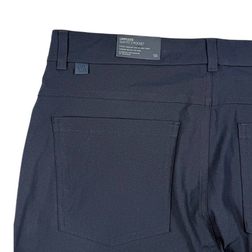 VRST Limitless Slim Fit 5 Pocket Pants Dark Navy Performance Stretch Mens 34x32